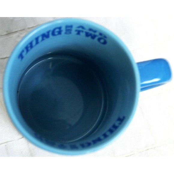 Universal Islands of Adventure Dr Suess Thing 1 & 2 Blue 3D Mug 2006 Bead/Glitte - Picture 7 of 10